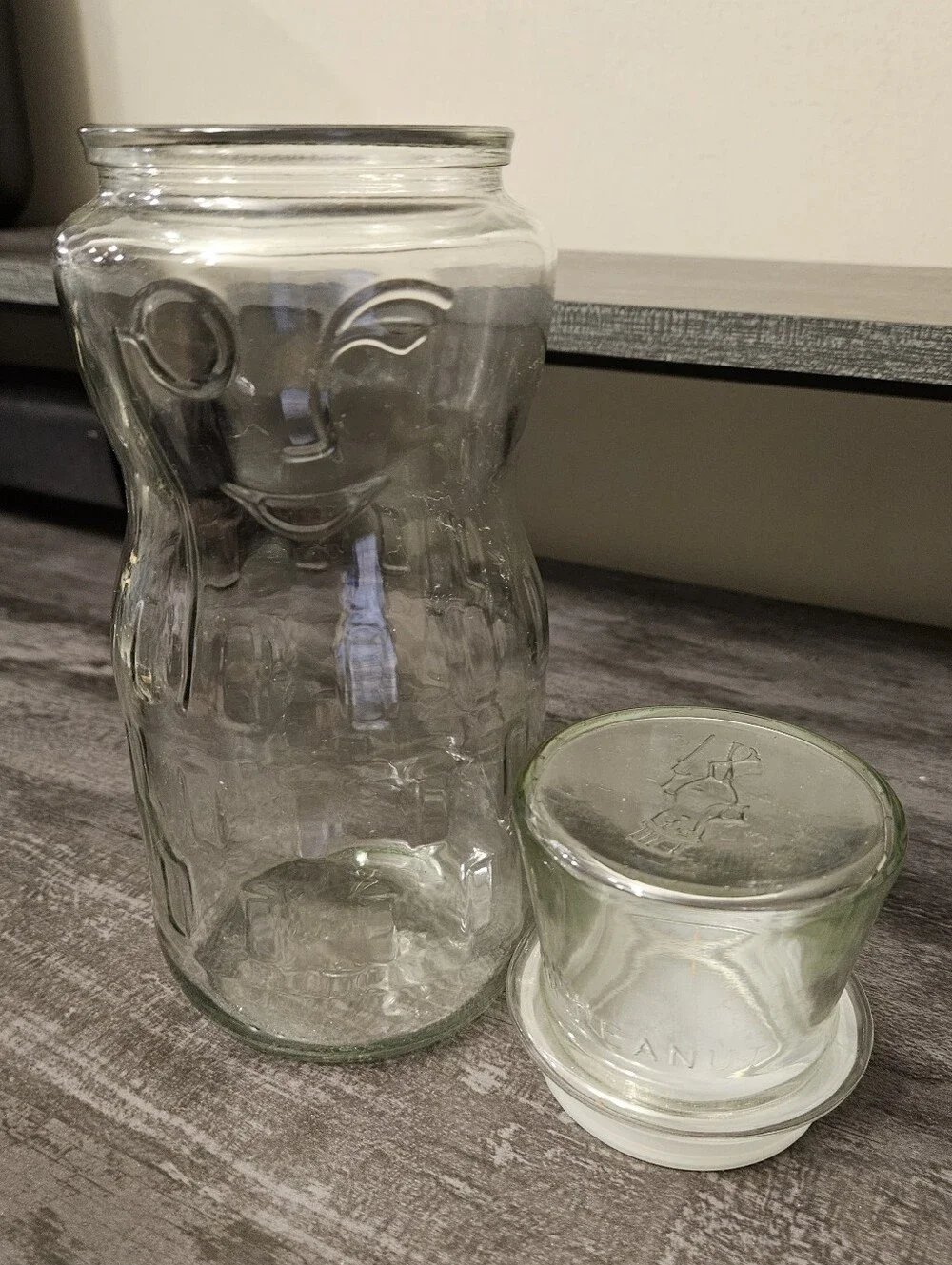 Vintage Planters Mr. Peanut Glass Jar Collection - Set of 3